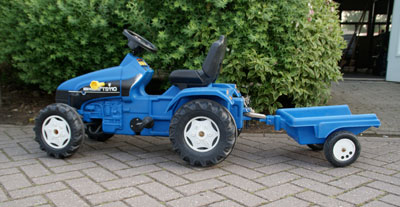 tractor met aanhanger
